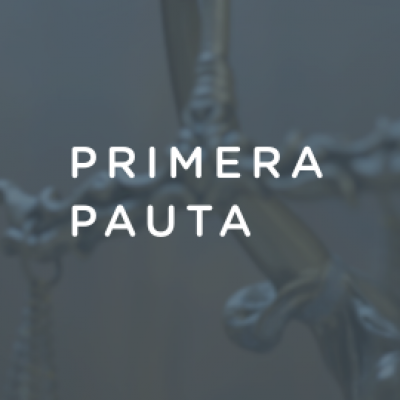Primera pauta - 30 de enero 2020