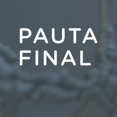 Pauta Final - 21 de diciembre de 2021