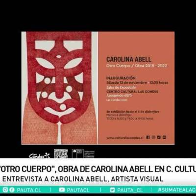 Obra de Carolina Abell en el Centro Cultural Las Condes