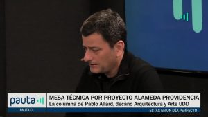 Pablo Allard sobre mesa técnica eje Alameda-Providencia