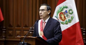 Presidente de Perú propone adelantar las elecciones a 2020