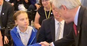 La figura de Greta Thunberg y su encuentro con Piñera