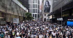 Economía de Hong Kong se encamina a la recesión anual por protestas