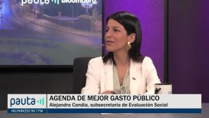 200115 PAUTA Bloomberg Alejandra Candia mejor gasto