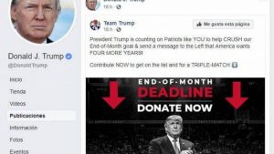 Qué diferencia a Trump de sus rivales demócratas en sus campañas en Facebook