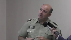 Coronel Patricio Santos del Departamento de Análisis Criminal de Carabineros
