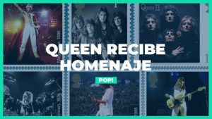 Sellos postales para los 50 años de Queen