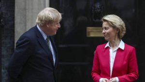 Johnson visitará a Von der Leyen en medio de la nueva crisis por el Brexit