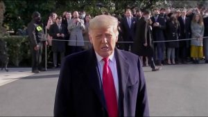 [VIDEO]: Trump sobre sus comentarios antes del ataque al Capitolio
