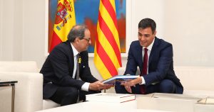 La presión de Cataluña al gobierno de Pedro Sánchez