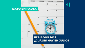 Conoce los feriados para julio de este año