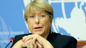 Último informe de Bachelet en la ONU señala violaciones de DD.HH. en China