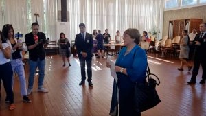 Michelle Bachelet votó en Ginebra (VIDEO)