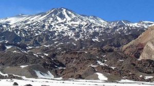 Volcán Tupungatito en la Región Metropolitana registró un 