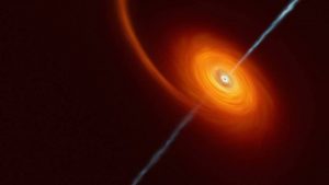 Astrónomos detectan la actividad más lejana de un agujero negro devorando una estrella
