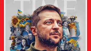 Volodimir Zelenski y el 'espíritu de Ucrania' son la persona del año según la revista Time