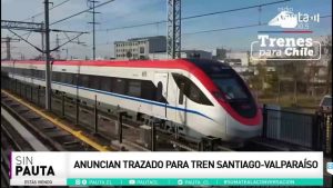 Gobierno anuncia trazado para tren Santiago-Valparaíso