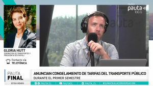 Gloria Hutt y congelamiento de tarifas