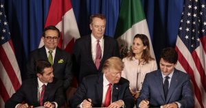 EE.UU., México y Canadá firman acuerdo comercial que reemplaza al TLCAN
