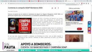 Apoyo a Bomberos: Cuenta 132 Banco Estado y campaña SOAP