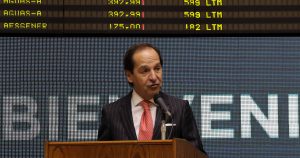 Presidente de la Bolsa: 