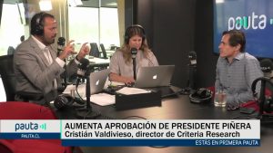 Presidente Piñera alcanza 43% en encuesta Criteria de enero