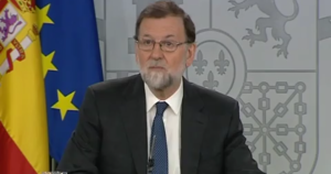 La reacción de Rajoy ante la moción de censura en su contra