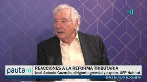 PAUTA Bloomberg José Antonio Guzmán Reforma Tributaria