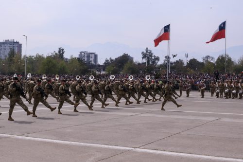 Anuncian desvíos de tránsito en el Parque O’Higgins por ensayo de Parada Militar previo a Fiestas Patrias