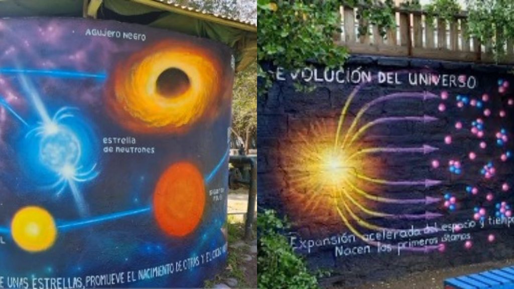Murales astronómicos: conectar a la ciencia con la ciudad
