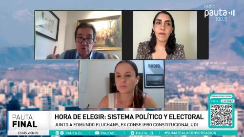 Paloma Zúñiga (RD) y Carlos Recondo (UDI): debate sobre derechos culturales y medioambientales