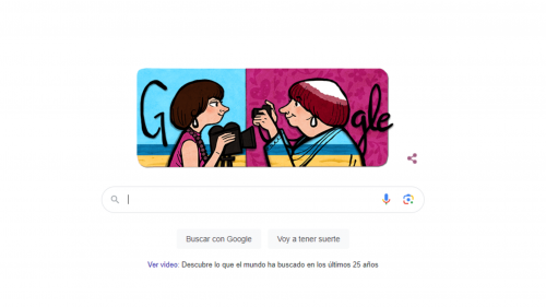 Directora de cine Agnès Varda es homenajeada por Google con un doodle