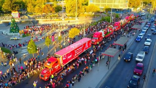 Caravana Navideña de Coca Cola en Santiago: revisa el recorrido y horario