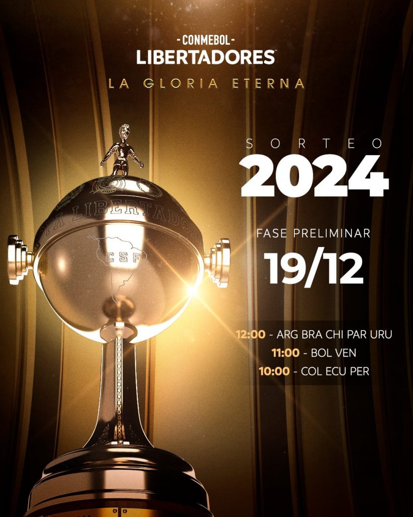 Sorteo Copa Libertadores 2024, en VIVO y en DIRECTO fase previa