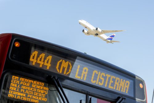 Recorrido 444 de buses RED conectará estación Intermodal de La Cisterna con el Aeropuerto Internacional