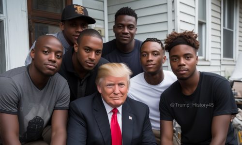 Trumpistas difunden fotos hechas con IA del candidato junto a ciudadanos afroamericanos
