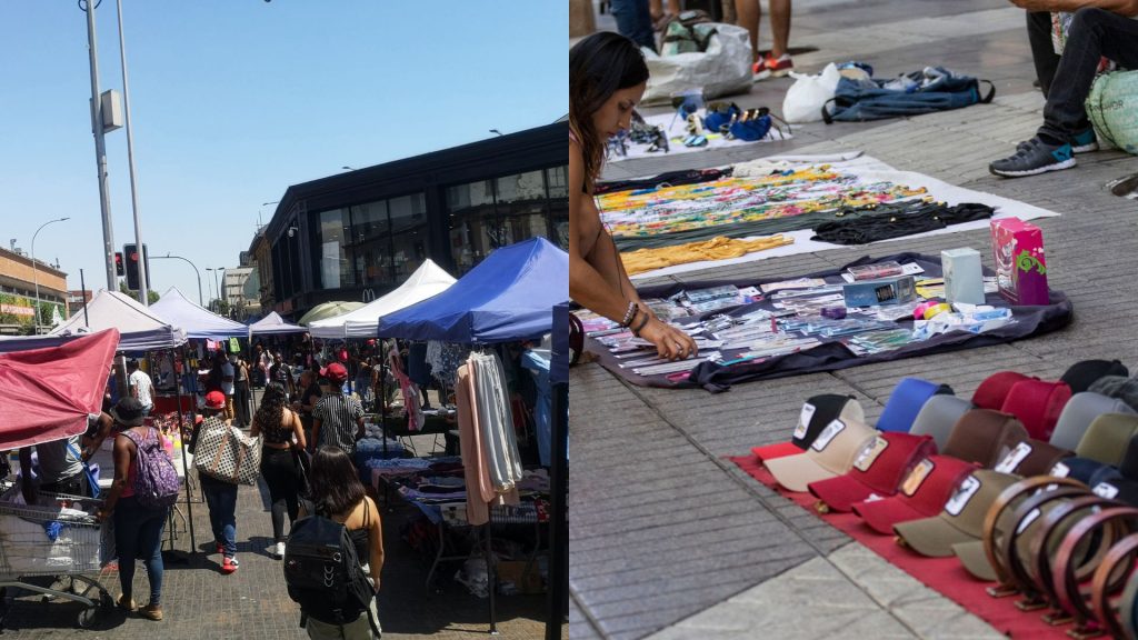 CEDEUS: 19% de las calles de Santiago tiene comercio callejero