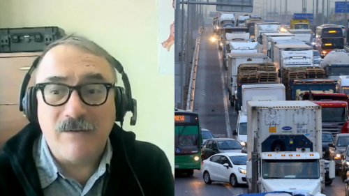 Igor Valdebenito: "El 70% de la contaminación acústica en Santiago es generada por automóviles, sobre todo por el transporte público"