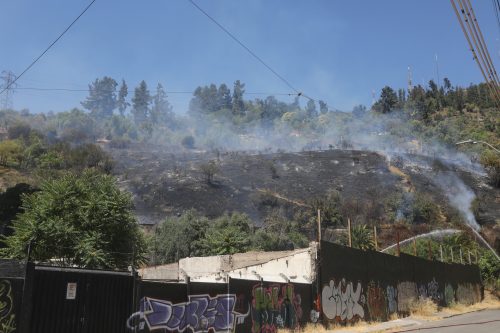 Incendio Forestal en Rancagua: declaran Alerta Roja y llaman a evacuar un sector de la comuna