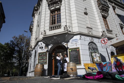 Barrio Lastarria nuevamente con comercio ambulante descontrolado