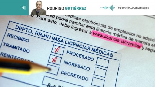 Columna de Rodrigo Gutiérrez: "Licencias médicas: bases para una reforma estructural"