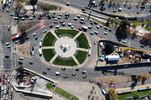 Fin de la rotonda Baquedano: autoridades inauguran nuevas pistas alrededor de Plaza Italia