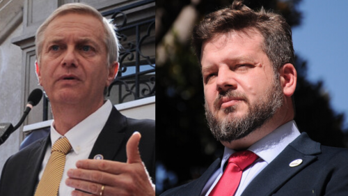 "Un total rechazo": Candidatos presidenciales condenan foto de muñecos colgados con rostros de Kast y Kaiser