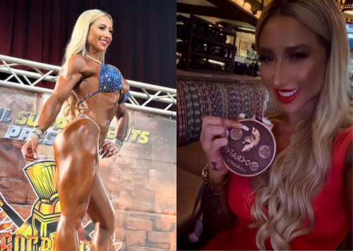 Nicole Moreno gana medalla de oro en competencia internacional de fisicoculturismo en Panamá