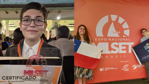 Estudiante chileno de 14 años gana premio internacional por invento que reduce contaminación vehicular