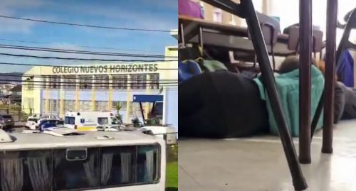 Balacera en colegio de San Pedro de la Paz dejó al menos tres estudiantes heridos: encapuchados ingresaron al recinto