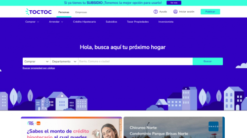 Arriendo toma fuerza frente a la compra: TOCTOC lanza nuevas herramientas para acceder a la información inmobiliaria