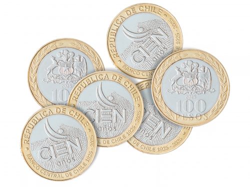 Nueva moneda de $100 conmemora el centenario del Banco Central de Chile