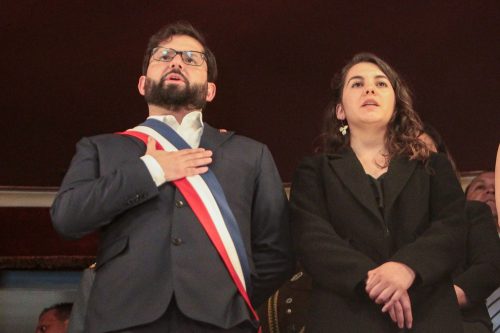 Presidente Boric por nacimiento de Violeta: 