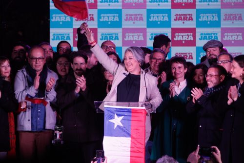 Jeannete Jara a horas del triunfo: 